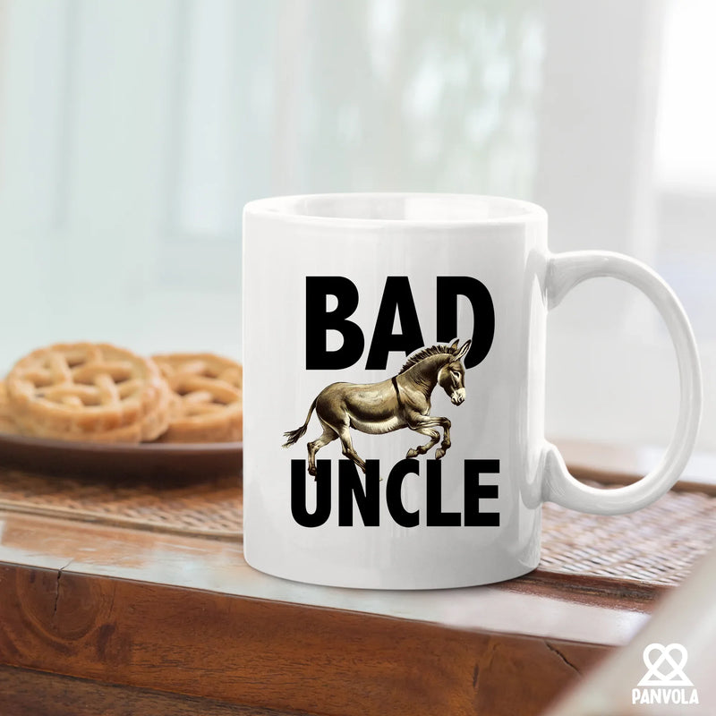 Bad Uncle Ceramic Mug 11 oz White - Panvola
