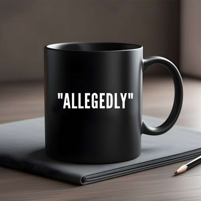 Allegedly Coffee Mug 11 oz Black