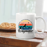 Waymaker Isaiah 42:16 Christian Ceramic Mug 11 oz White - Panvola