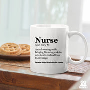 Nurse Definition Mug 11 oz White - Panvola