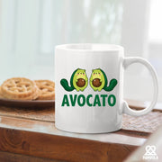Avocato Ceramic Mug 11 oz White - Panvola