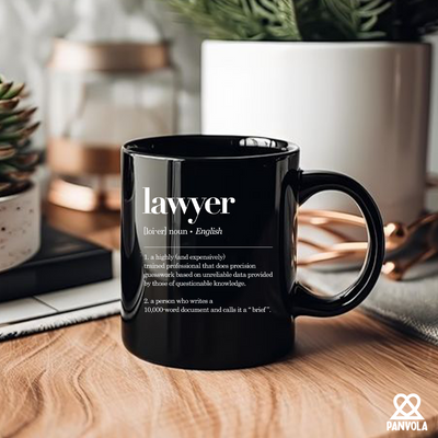 Lawyer Definition Ceramic Mug 11 oz Black