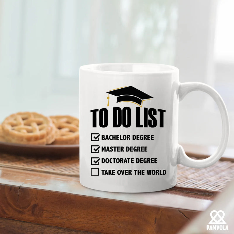 To Do List Ceramic Mug 11 oz White - Panvola