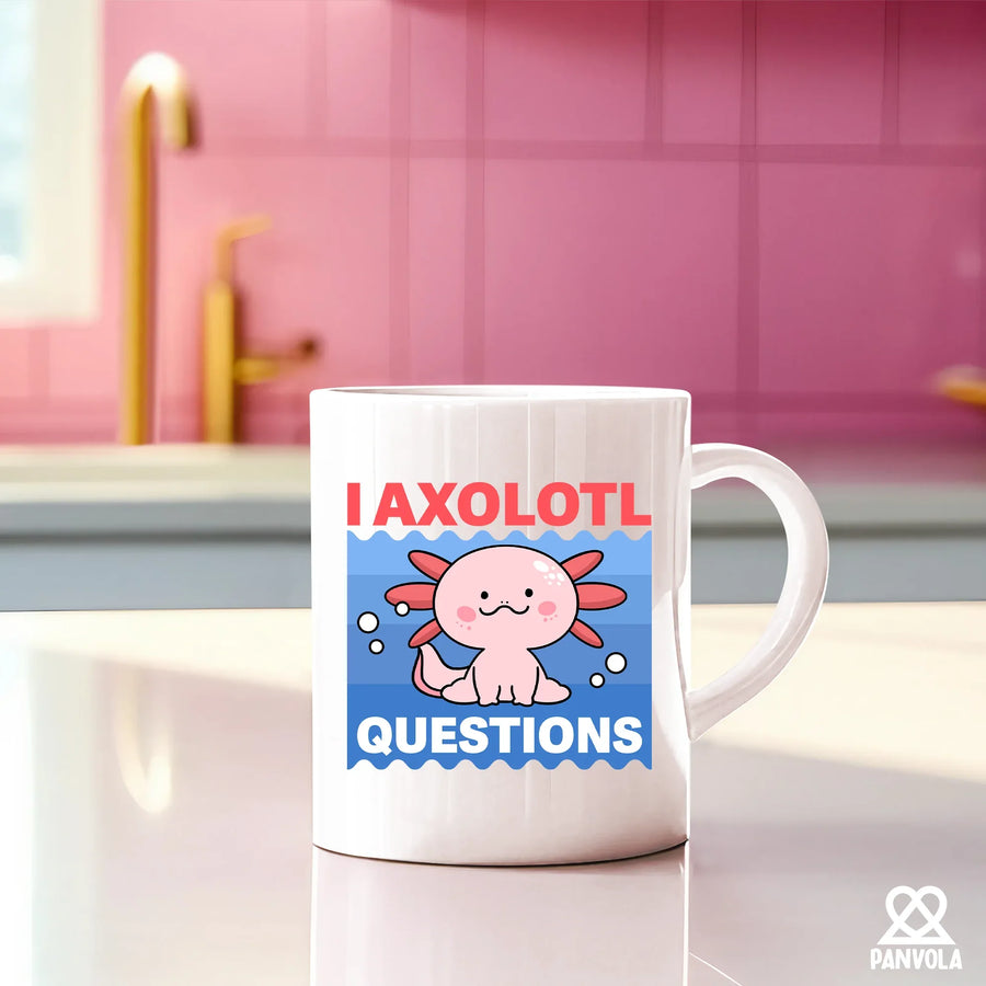 I Axolotl Questions Ceramic Mug 11 oz White, image 5 of 5