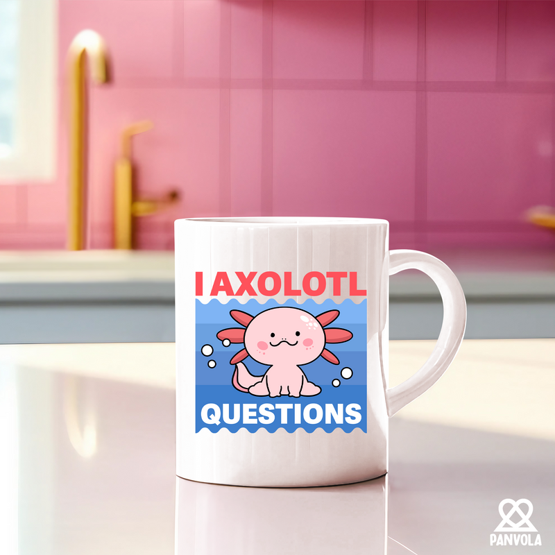 I Axolotl Questions Ceramic Mug 11 oz White