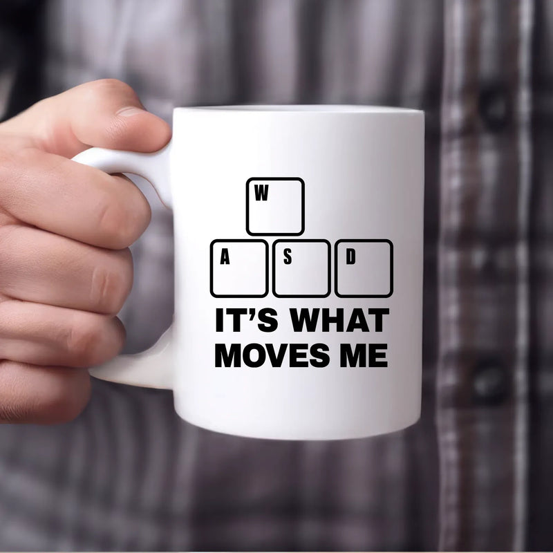 It’s What Moves Me Ceramic Mug 11 oz White - Panvola