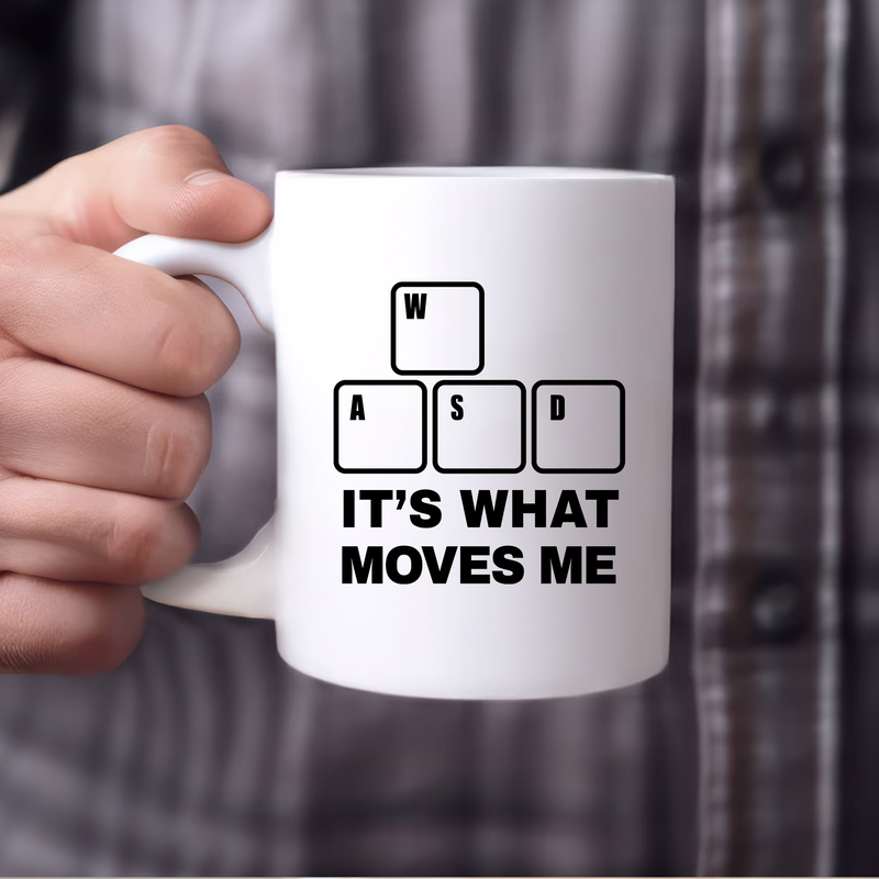 It’s What Moves Me Ceramic Mug 11 oz White