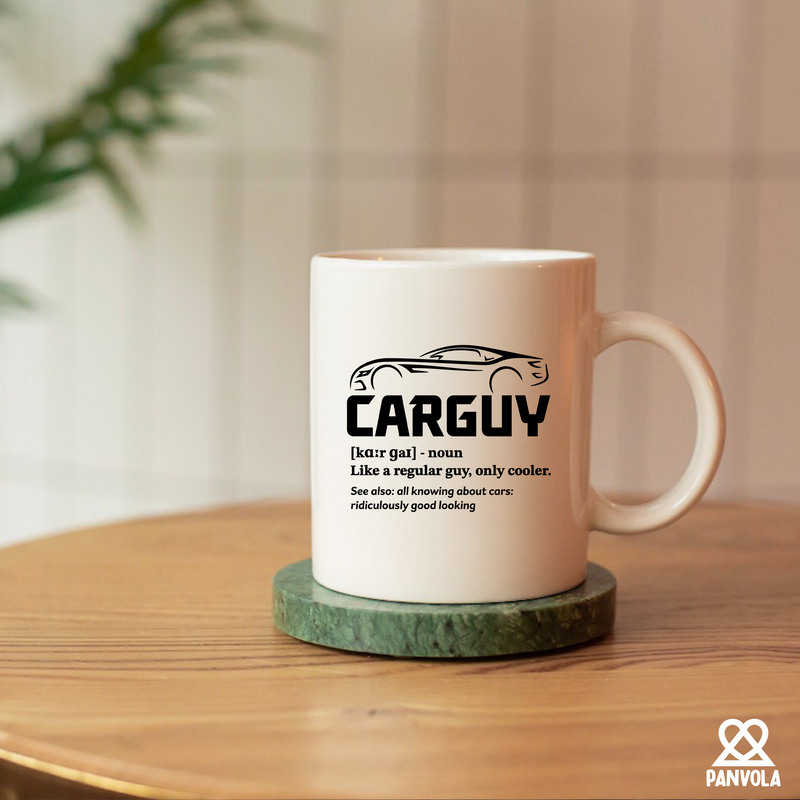 Car Guy Definition Ceramic Mug 11 oz White