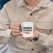 Engineer in Progress Engineering Student Gifts Ceramic Mug 11 oz White.
