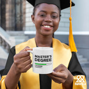 Master’s Degree Loading Please Wait Ceramic Mug 11 oz White - Panvola
