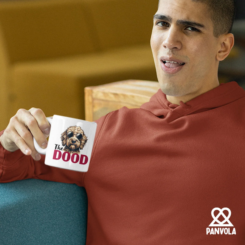 The Dood Goldendoodle Lover Gifts Ceramic Mug 11 oz White - Panvola