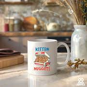 Kitten Nuggets Ceramic Mug 11 oz Whte - Panvola