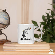 Checkmate Chess Ceramic Mug 11 oz White - Panvola