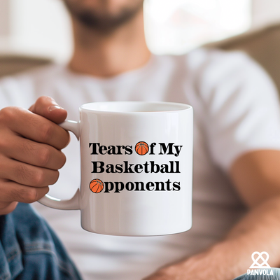 Tears Of My Basketball Opponents Ceramic Mug 11 oz White