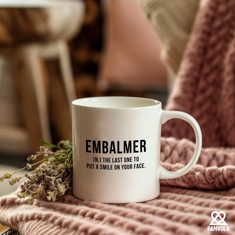 Embalmer Definition Ceramic Mug 11 oz White
