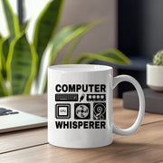 Computer Whisperer Ceramic Mug 11 oz White - Panvola