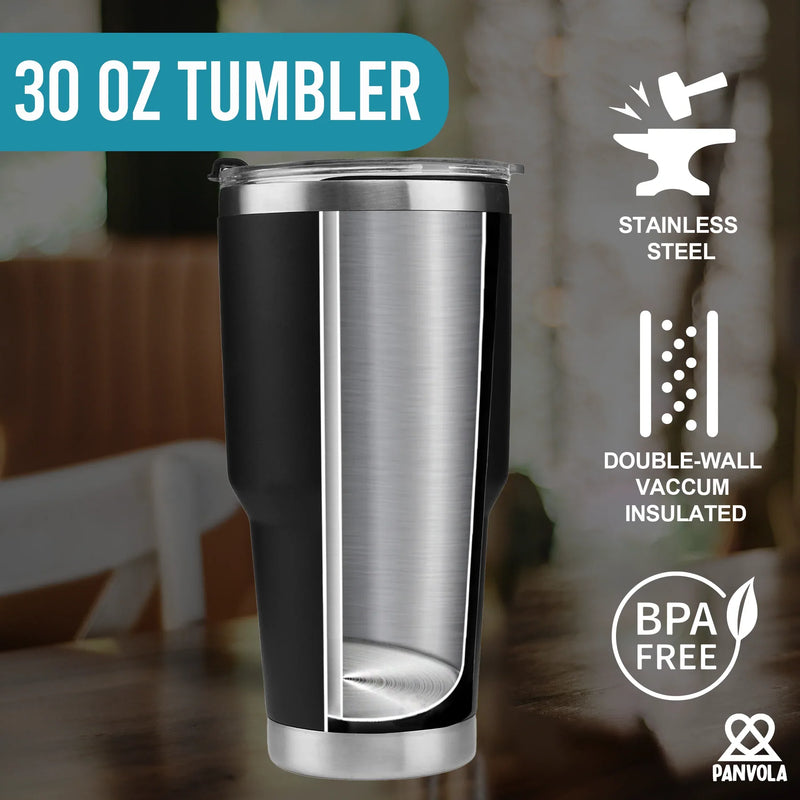 Therapy Is Expensive Wind Is Free Motorcycle Gifts Vacuum Insulated Tumbler 30 oz Black - Panvola