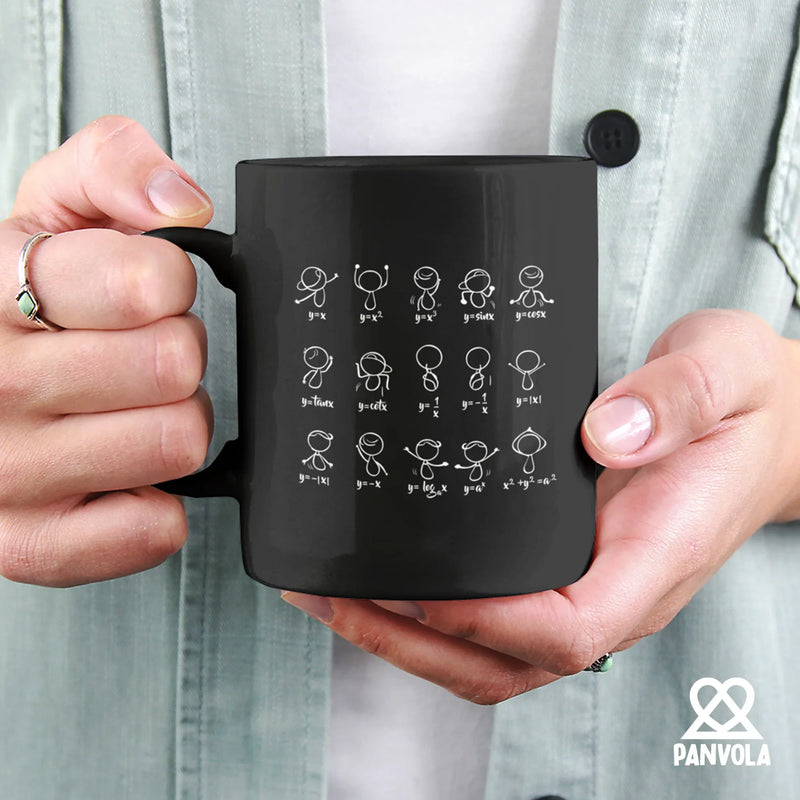 Algebra Dance Math Gifts Ceramic Mug 11 oz Black - Panvola