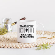 Tears Of My Mahjong Opponents Ceramic Mug 11 oz White - Panvola