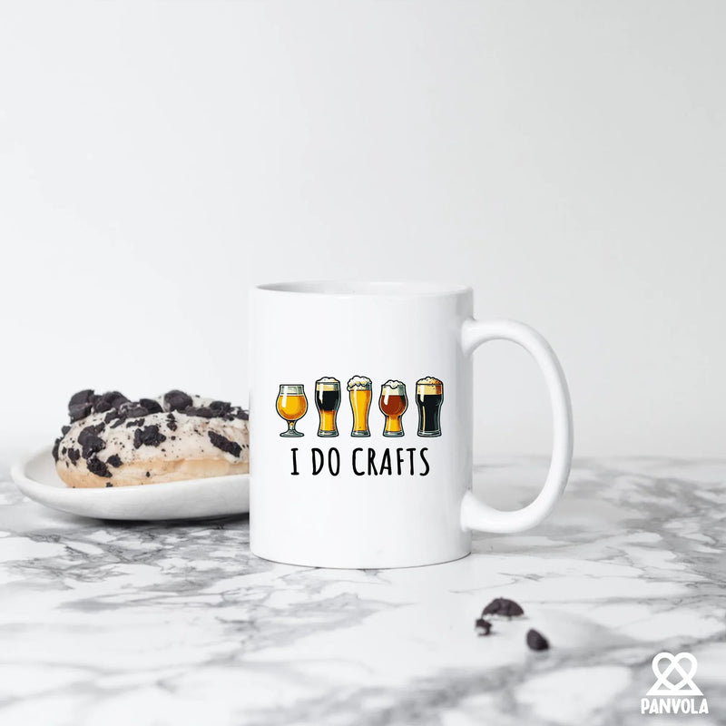 I Do Crafts Ceramic Mug 11 oz White - Panvola