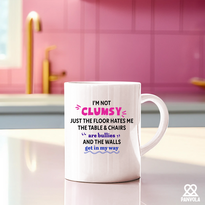 I'm Not Clumsy Ceramic Mug 11 oz White