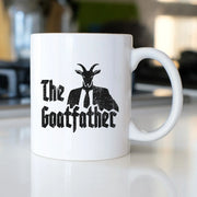 The Goatfather Ceramic Mug 11 oz White - Panvola