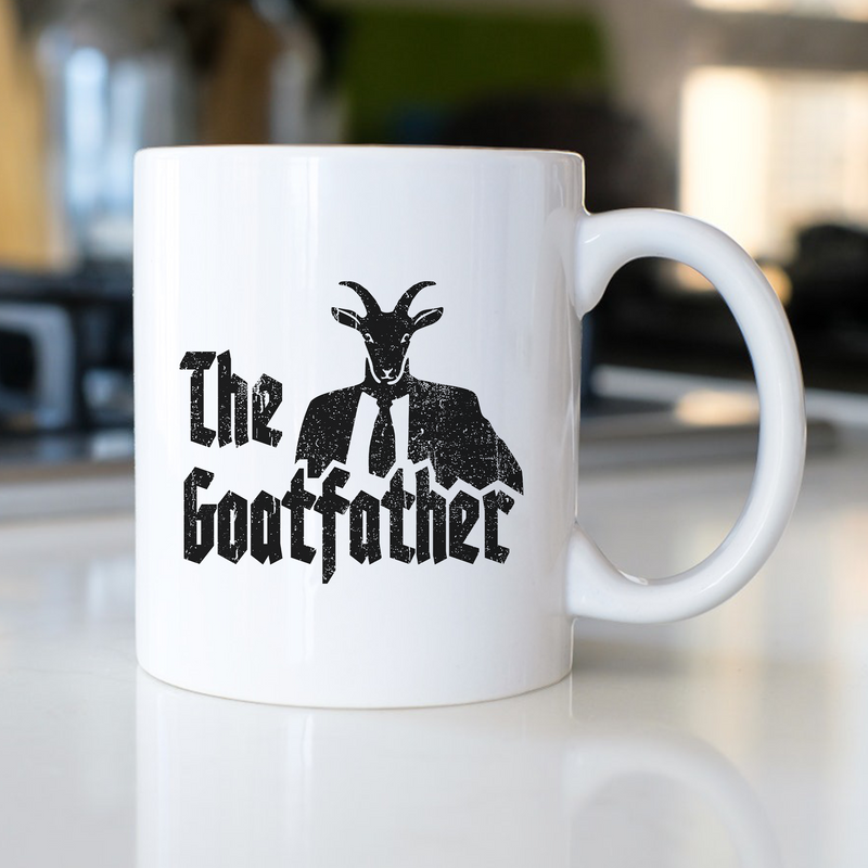 The Goatfather Ceramic Mug 11 oz White