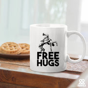Free Hugs Ceramic Mug 11 oz White - Panvola