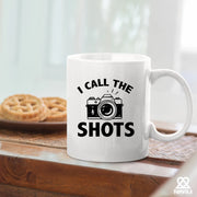 I Call The Shots Ceramic Mug 11 oz White - Panvola