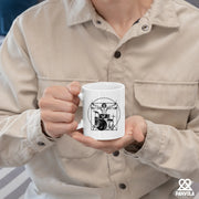 Da Vinci Drums Ceramic Mug 11 oz White - Panvola