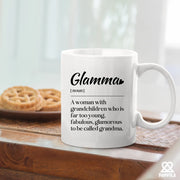 Glamma Definition Ceramic Mug 11 oz White - Panvola