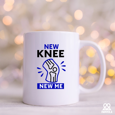 New Knee New Me Ceramic Mug 11 oz White