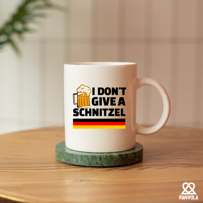 I Don't Give A Schnitzel Ceramic Mug 11 oz White