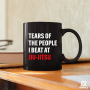 Tears Of The People I Beat At Jiu-Jitsu Ceramic Mug 11 oz Black - Panvola