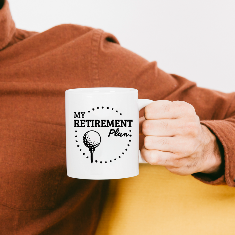 My Golf Retirement Plan  Ceramic Mug 11 oz White