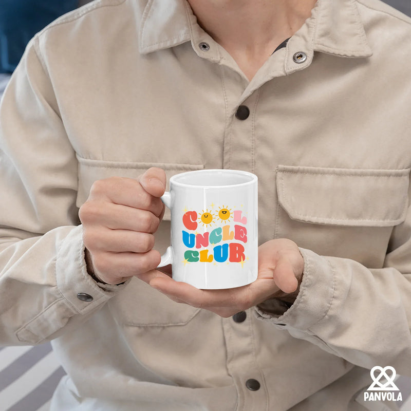 Cool Uncle Club Uncle Gifts Ceramic Mug 11 oz White - Panvola