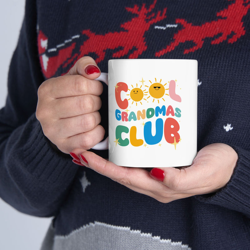 Personalized Cool Grandmas Club Customized Ceramic Mug 11oz