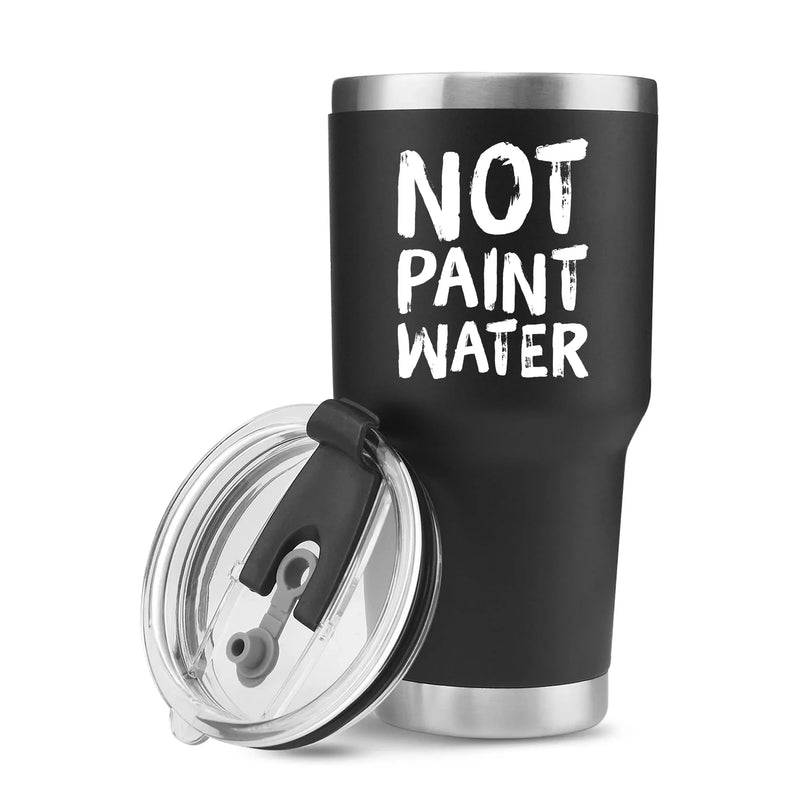 Not Paint Water Painter Artist Vacuum Insulated Stainless Steel Tumbler - Panvola