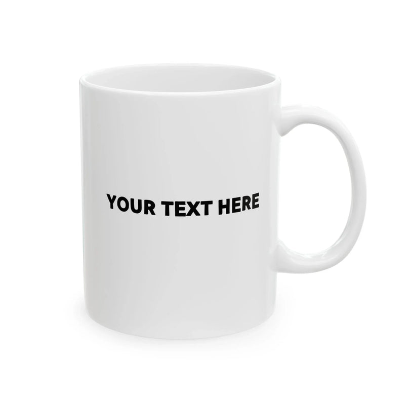 Personalized Cawfee Ceramic Mug 11 oz White - Panvola