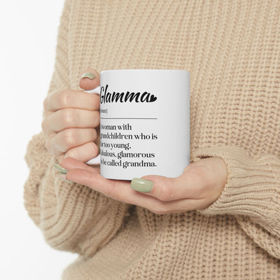 Personalized Glamma Definition Customized Ceramic Mug 11 oz White