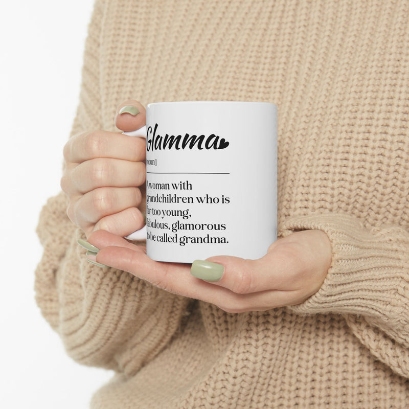 Personalized Glamma Definition Customized Ceramic Mug 11 oz White