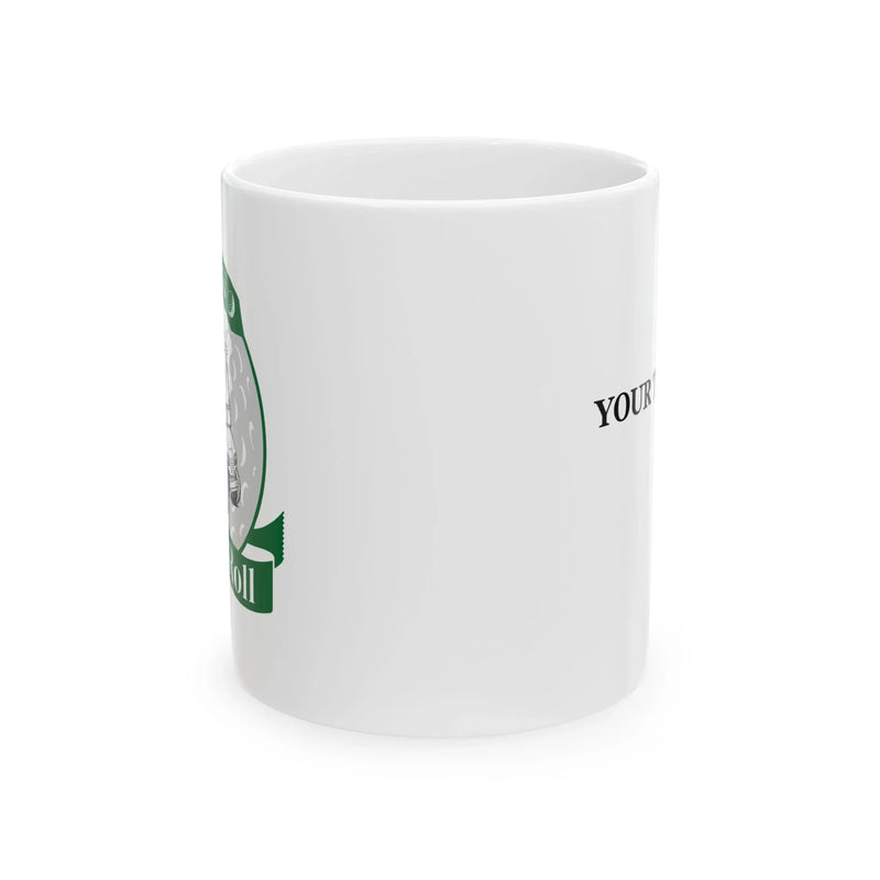 Personalized This Is How I Roll Golf Customized Ceramic Mug 11 oz White - Panvola