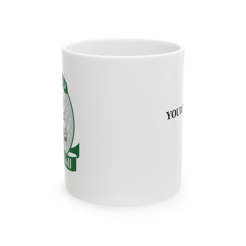 Personalized This Is How I Roll Golf Customized Ceramic Mug 11 oz White