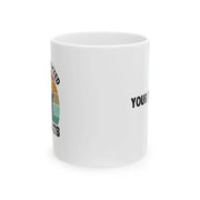 Personalized Easily Distracted By Goats Ceramic Mug 11 oz White - Panvola