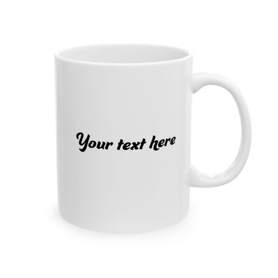 Personalized Hockey Mom Ceramic Mug 11 oz White