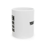 Personalized Heaven Is My Home Ceramic Mug 11 oz White - Panvola