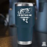 I'd Rather Be Fishing Vacuum Insulated Tumbler - Panvola