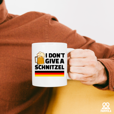 I Don't Give A Schnitzel Ceramic Mug 11 oz White