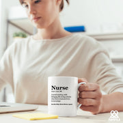 Nurse Definition Mug 11 oz White - Panvola
