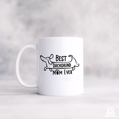 Best Dachshund Mom Ever  Ceramic Mug 11 oz White